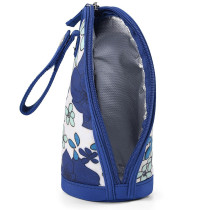 Little Story Insulated Bottle Bag - Floral Blue