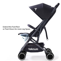 Teknum Stroller Diaper Bag Combo - Black