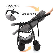 Teknum Trip Stroller Diaper Bag Combo - Grey