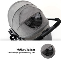 Teknum Trip Stroller Diaper Bag Combo - Grey