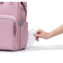 Sunveno Diaper Bag - Nova Pink + Stroller Hooks