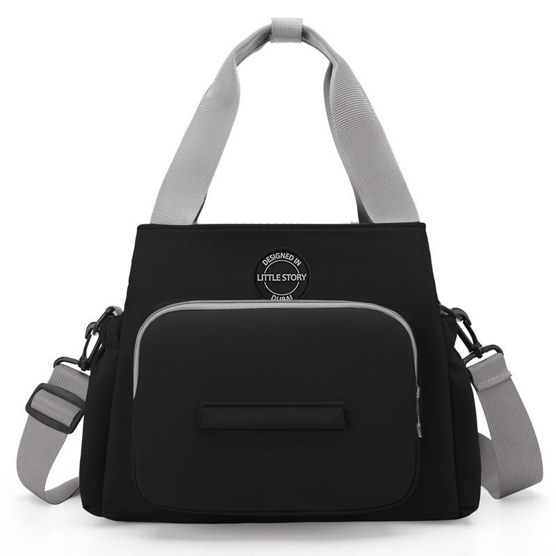 Little Story Style Diaper Bag - Black