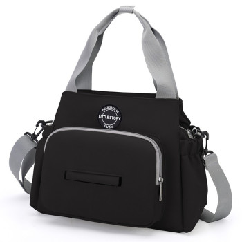 Little Story Style Diaper Bag - Black