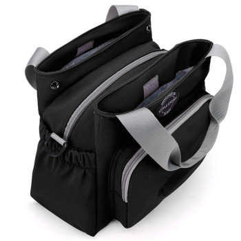 Little Story Style Diaper Bag - Black