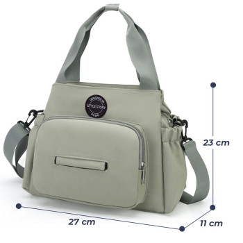 Little Story Style Diaper Bag - Grey