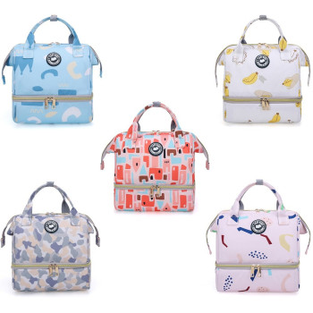 Eazy Kids Bento Vibes Lunch Bag - Pink