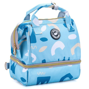 Eazy Kids Bento Vibes Lunch Bag - Blue