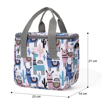 Eazy Kids Lama Lunch Bag - Grey