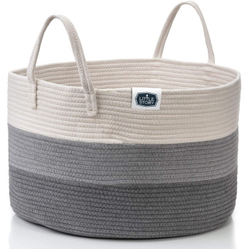 Little Story Multipurpose/Laundry Caddy Basket XXL - Grey