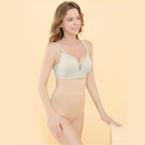 Sunveno High Waist Maternity Belly Support Cotton Panties-Skin