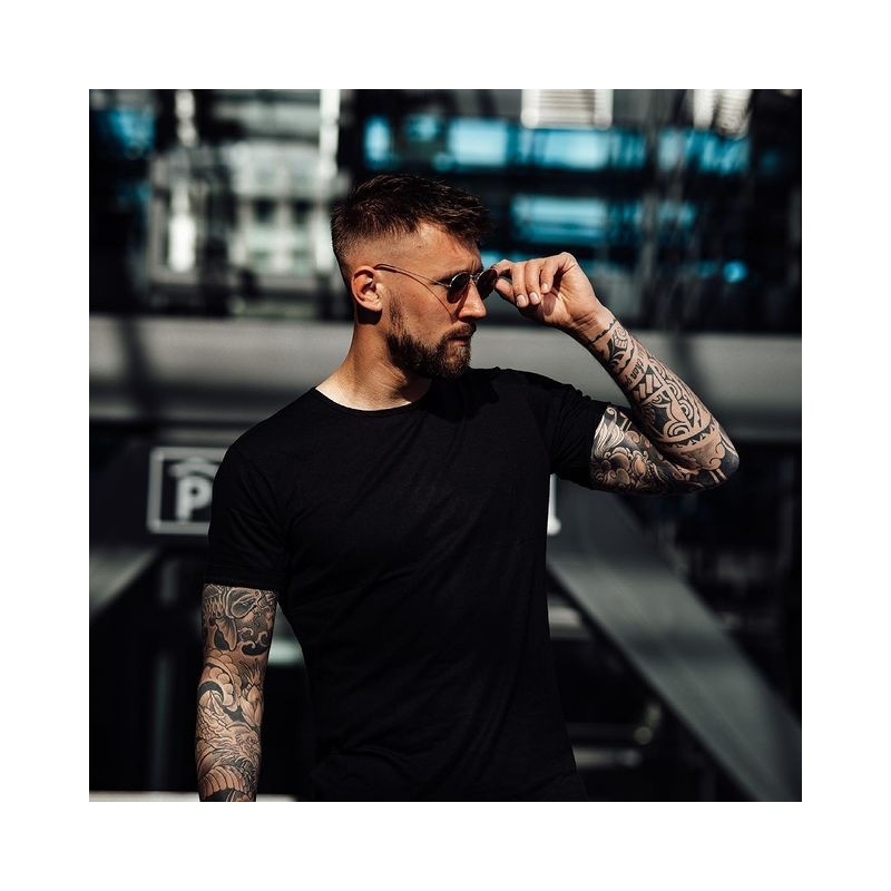 Nooboo Luxe Bamboo Dad T-Shirt Black - XL