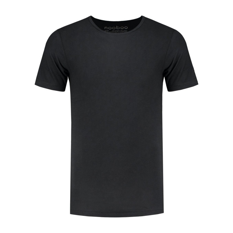 Nooboo Luxe Bamboo Dad T-Shirt Black - XXL
