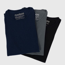 Nooboo Luxe Bamboo Dad T-Shirt Blue - XXL
