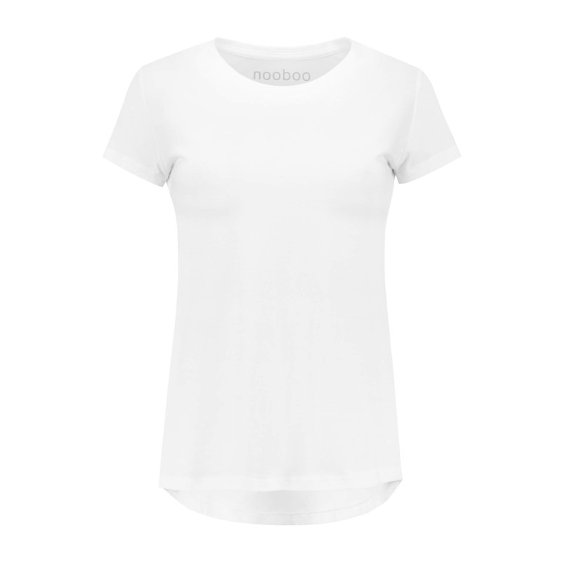 Nooboo Luxe Bamboo Mom T-Shirt White - S