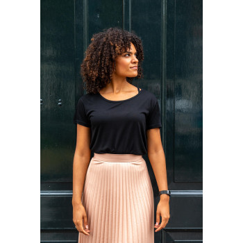 Nooboo Luxe Bamboo Mom T-Shirt Black - S