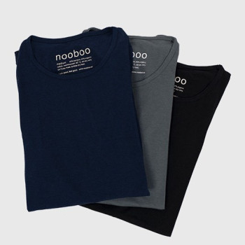 Nooboo Luxe Bamboo Mom T-Shirt Black - M