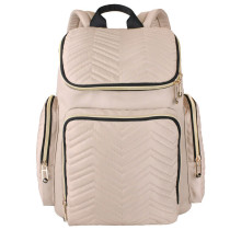 Little Story Georgia Diaper Bag wt Changing Pad &Stroller Hooks - Ivory