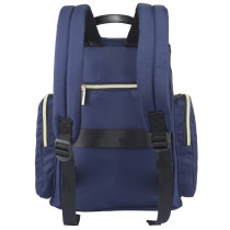 Little Story Georgia Diaper Bag wt Changing Pad &Stroller Hooks - Navy Blue