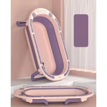 Eazy Kids Folding Bath Tub-Purple