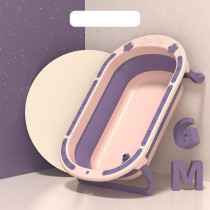 Eazy Kids Folding Bath Tub-Purple