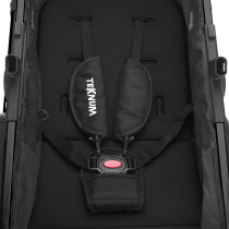 Teknum 3 in 1 Pram Stroller and Diaper Bag Bundle - Space Grey