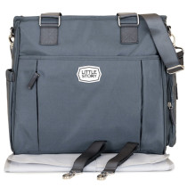 Teknum 3 in 1 Pram Stroller and Diaper Bag Bundle - Space Grey