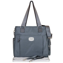 Teknum 3 in 1 Pram Stroller and Diaper Bag Bundle - Space Grey