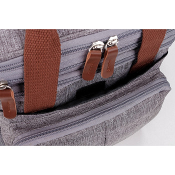 Little Story Insulated Lunch/Bottle Bag, Grey