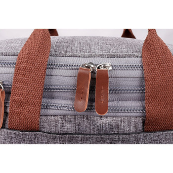 Little Story Insulated Lunch/Bottle Bag, Grey