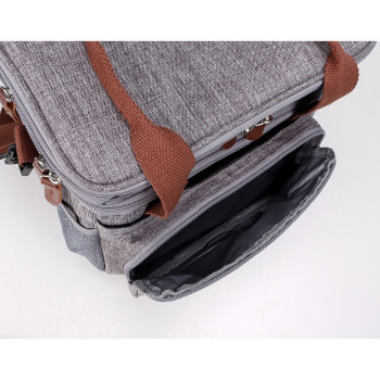 Little Story Insulated Lunch/Bottle Bag, Grey