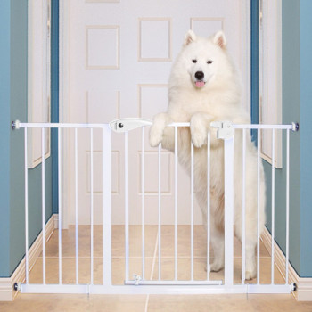 Baby Safe - Metal Safety Gate w/t 20cm Extension - White