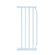 Baby Safe - Metal Safety Gate w/t 30 cm + 45 cm Extension - White