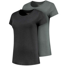 Nooboo Maternity Cooling T-Shirt - Set of 2 - Black & Grey - L