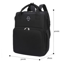 Little Story - Diaper bag wt portable bassinet bed - Black