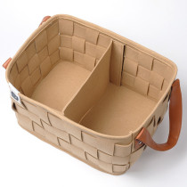 Little Story Multipurpose/Laundry Caddy Basket Felt - Khaki