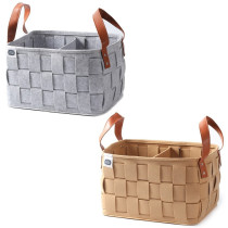 Little Story Multipurpose/Laundry Caddy Basket Felt - Khaki