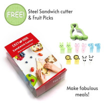 Eazy Kids 4 Compartment Bento Lunch Box-Skyline Saudi Grey For All ages, Unisex (EZ_4COMLB_SAGY)