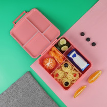 Eazy Kids Jumbo Bento Lunch Box w/t Insulated Jar - Pink For All ages, Unisex (EZ_JBBELB_SHPI)