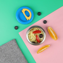 Eazy Kids Jumbo Bento Lunch Box w/t Insulated Jar - Blue For All ages, Unisex (EZ_JBBELB_ASBU)