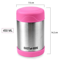 Eazy Kids Jumbo Insulated Jar 450 ML - Pink For All Ages, Unisex (EZ_JBFJ_PI)