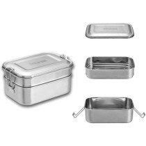 Eazy Kids Bento Steel Lunch Box - XL For All Ages, Unisex (EZ_SSLB_SI)