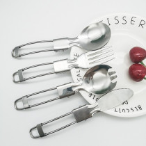 Eazy Kids Folding Spoon Fork For All Ages, Unisex (EZ_SPFK_SS)