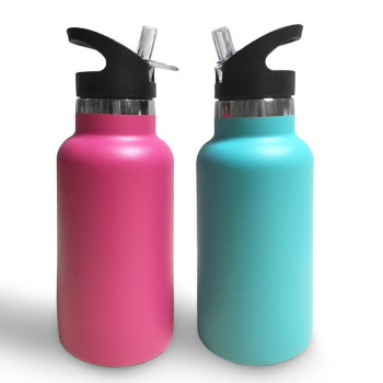 Eazy Kids Stainless Steel Water Bottle 350ml - Pink For All Ages, Unisex (EZ_SSWB_350PI)