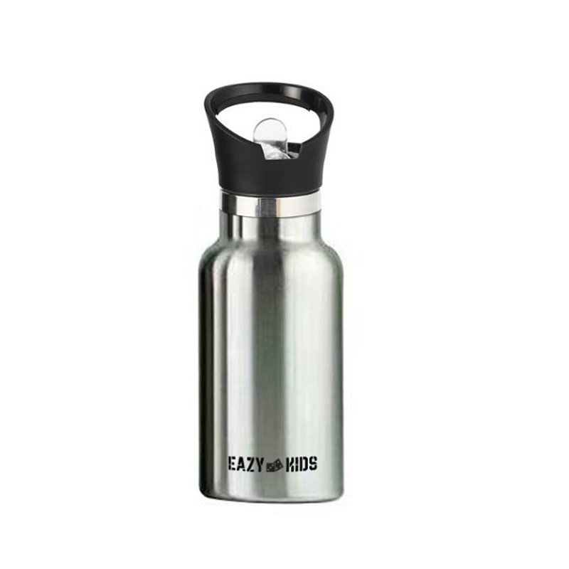 Eazy Kids Stainless Steel Water Bottle 350ml For All Ages, Unisex (EZ_SSWB_350SS)