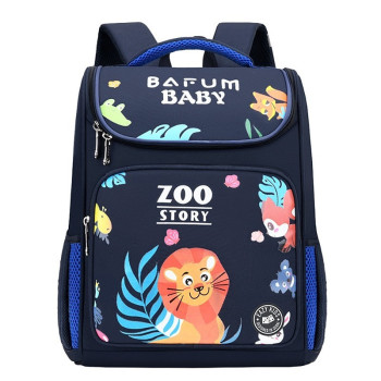 Eazy Kids Leo School bag-Blue For 3Years+, Unisex (EZ_SB09_BUZO)