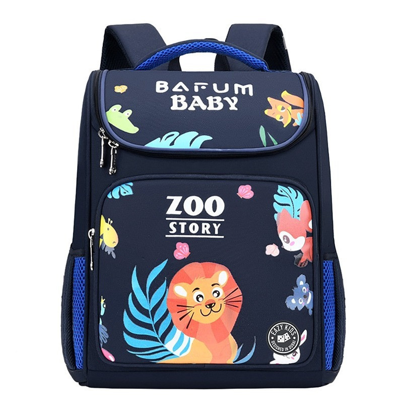 Eazy Kids Leo School bag-Blue For 3Years+, Unisex (EZ_SB09_BUZO)