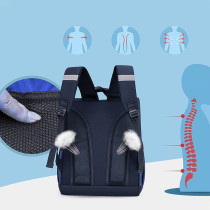 Eazy Kids Leo School bag-Blue For 3Years+, Unisex (EZ_SB09_BUZO)