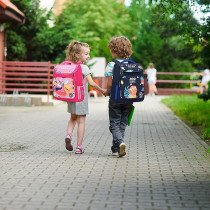 Eazy Kids Leo School bag-Blue For 3Years+, Unisex (EZ_SB09_BUZO)