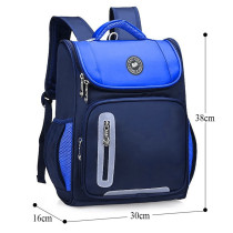 Eazy Kids Ergonomic School Bag-Blue For 3Years+, Unisex (EZ_SB16_BU)