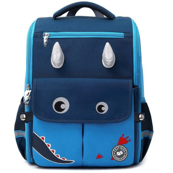 Eazy Kids Dinosaur School Bag-Blue For 3Years+, Unisex (EZ_SB20_BU)